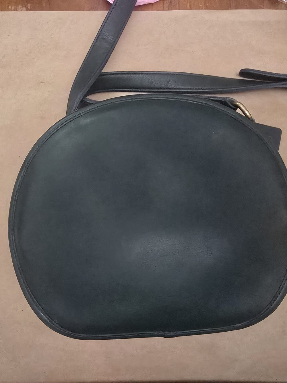 Vintage COACH CHESTER BAG 9901 BOTTLE GREEN LIKE NEW - Picture 13 of 16